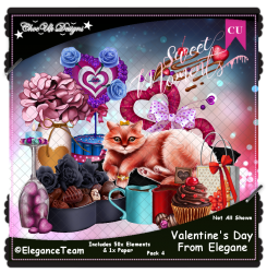Valentine's Day From Elegance CU/PU Pack 4 Valentine's Day From Elegance CU/PU Pack 4