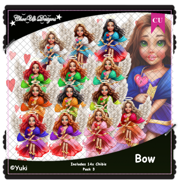 Bow CU/PU Pack 3 - Click Image to Close