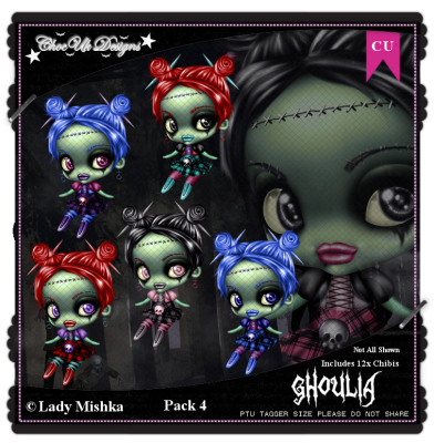 Ghoulia CU/PU Pack 4