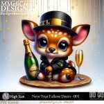 AI - New Year Fallow Deers - CU001 (CU4PU/PNG)