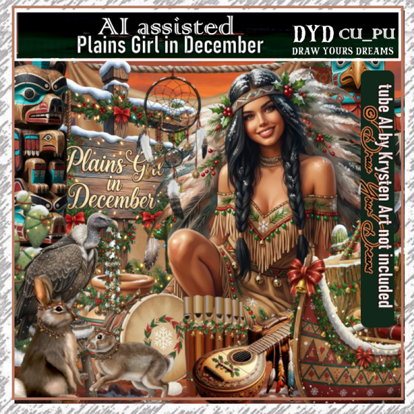 PLAINS GIRL IN DECEMBER - Click Image to Close