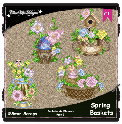 Spring Baskets Elements CU/PU Pack 2