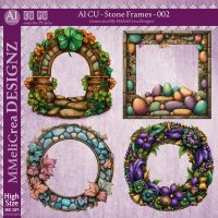 AI - Stone Frames - CU002 (CU4PU/PNG)