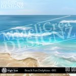 AI - Beach Fun Dolphins - CU001 (CU4PU/PNG)