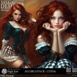 AI - GIRLS PACK CU016 (CU4PU/PNG)