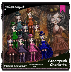 Steampunk Charlotte CU/PU Pack 1