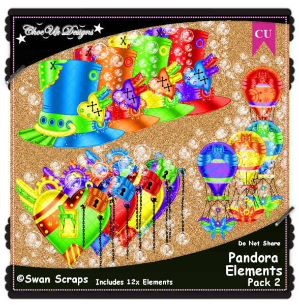 Pandora Elements CU/PU Pack 2 - Click Image to Close