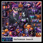 Halloween beach