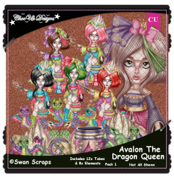 Avalon The Dragon Queen CU/PU Pack 1