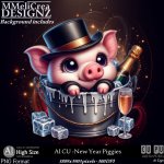 AI - CU New Year Piggies (CU4PU / PNG)