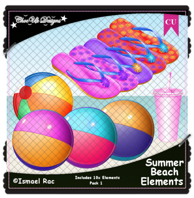 Summer Beach Elements CU/PU Pack 1