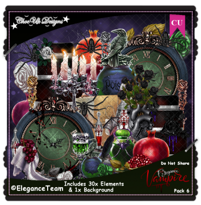 Vampire From Elegance Elements CU/PU Pack 6