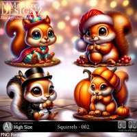 AI - Squirrels - CU002 (CU4PU/PNG)