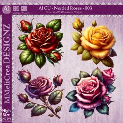 AI - Nestled Roses - CU003 (CU4PU/PNG) AI - Nestled Roses - CU003 (CU4PU/PNG)