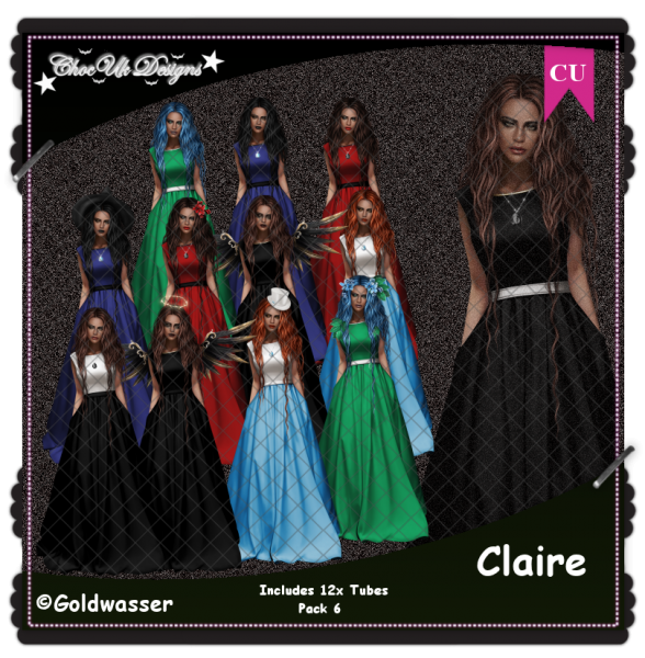 Claire CU/PU Pack 6 - Click Image to Close