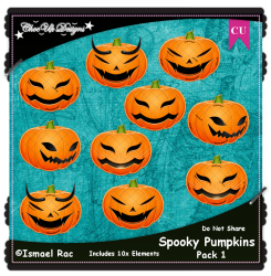 Spooky Pumpkins CU/PU Pack 1 Spooky Pumpkins CU/PU Pack 1
