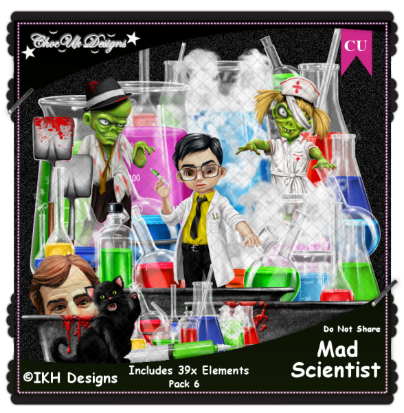 Mad Scientist Elements CU/PU Pack 6 - Click Image to Close