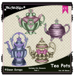 Tea Pots Elements CU/PU Pack