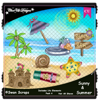 Sunny & Summer Elements CU/PU Pack 4