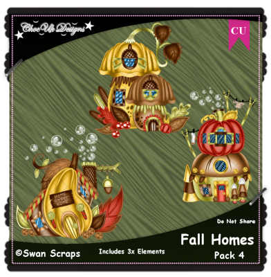 Fall Homes Elements CU/PU Pack 4