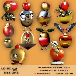 Designer Stash 283 - Mechanical Apples - AI-CU4CU/CU/PU