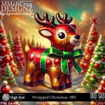 AI - Wrapped Christmas - CU001 (CU4PU/PNG/PACK)