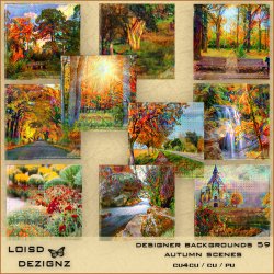 Designer Backgrounds 59 - Autumn Scenic - cu4cu/cu/pu