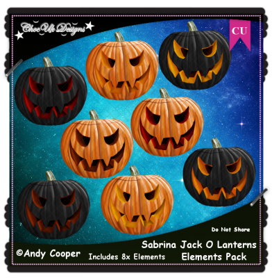 Sabrina Jack O Lanterns CU/PU