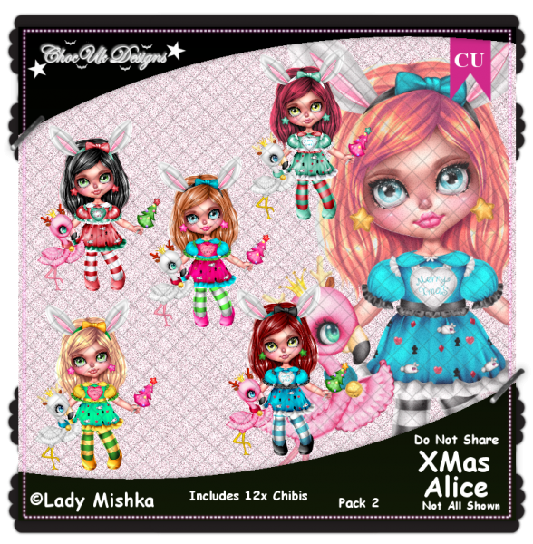 XMas Alice CU/PU Pack 2 - Click Image to Close