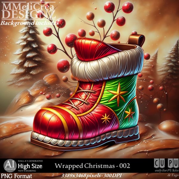 AI - Wrapped Christmas - CU002 (CU4PU/PNG/PACK) - Click Image to Close