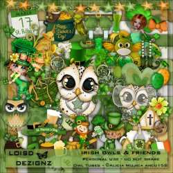 Irish Owls & Friends - Personal Use