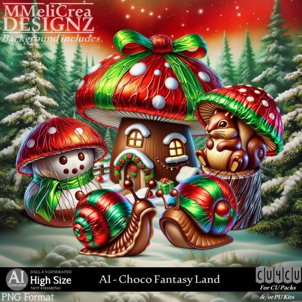 AI - CU4CU - Choco Fantasy Land (CU4CU/PNG/PACK) - Click Image to Close