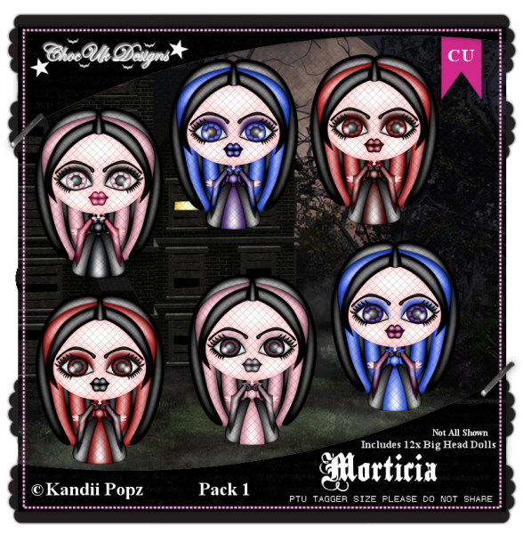 Morticia CU/PU Pack 1 - Click Image to Close