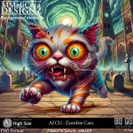 AI - CU Zombie Cats (CU4PU/PNG)