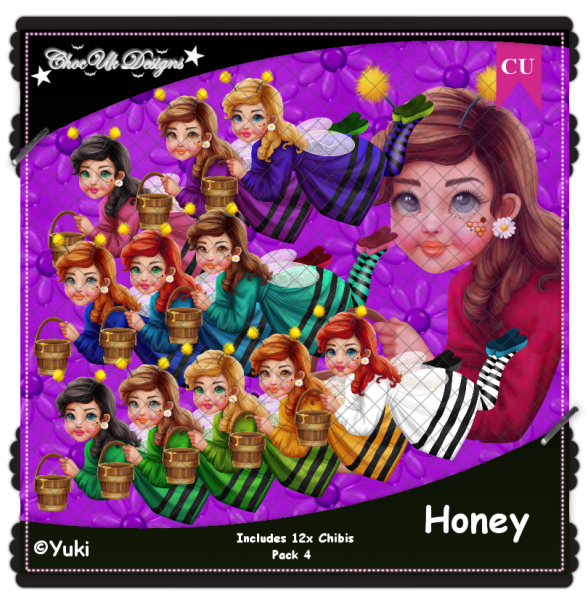 Honey CU/PU Pack 4 - Click Image to Close