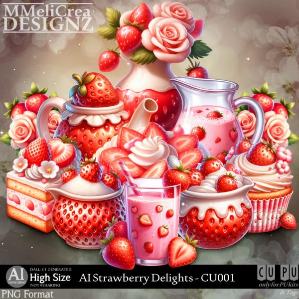 AI - Strawberry Delights - CU001 (CU4PU/PNG/PACK) - Click Image to Close