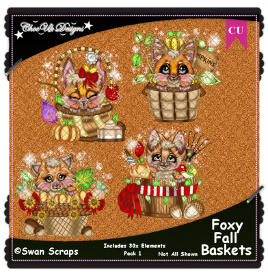 Foxy Fall Baskets Elements CU/PU Pack