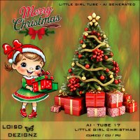 AI Tube 17 - Christmas Girl - cu4cu/cu/pu