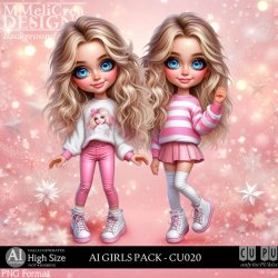 AI - GIRLS PACK CU020 (CU4PU/PNG)