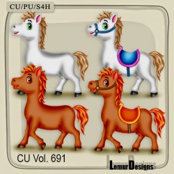 CU Vol. 691 Horse Pony