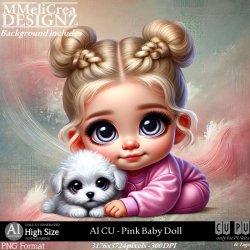 AI - CU Pink Baby Doll (CU4PU/PNG)