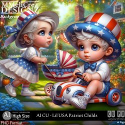AI - CU Lil USA Patriot Childs (CU4PU/PNG)