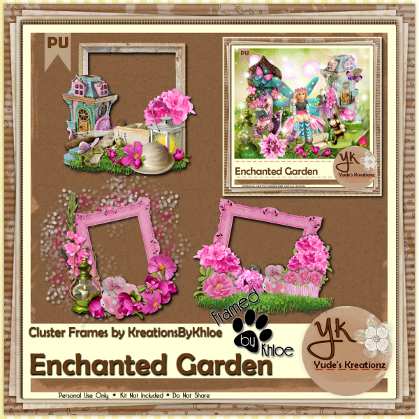 Enchanted Garden Cluster Pack - Click Image to Close