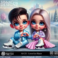 AI - CU Love Ice Skate (CU4PU/PNG)