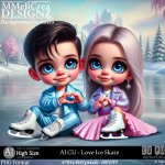 AI - CU Love Ice Skate (CU4PU/PNG)