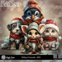 AI - XMas Friends - CU001 (CU4PU/PNG/PACK)