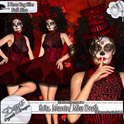 SRITA. MUERTE/ MISS DEATH POSER TUBE - CU