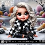 AI - CU Scottish Winter Baby Doll (CU4PU/PNG)