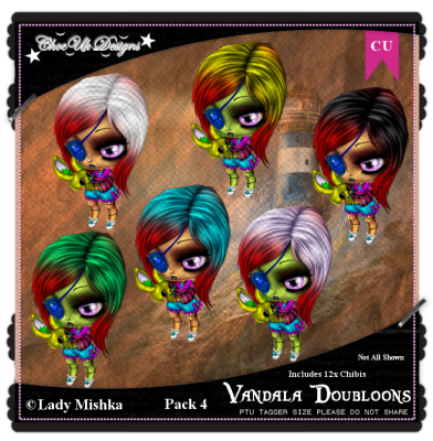 Vandala Doubloons CU/PU Pack 4