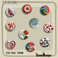 CU Vol. 1046 Buttons by Lemur Designs